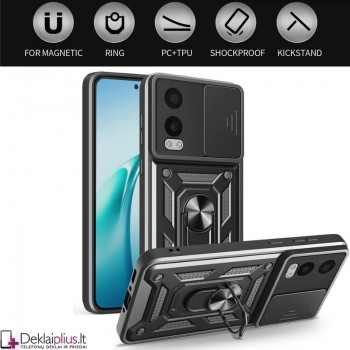 5in1 smūgiams atsparus dėklas su kameros apsauga - juodas (Oneplus Nord Ce4 Lite)